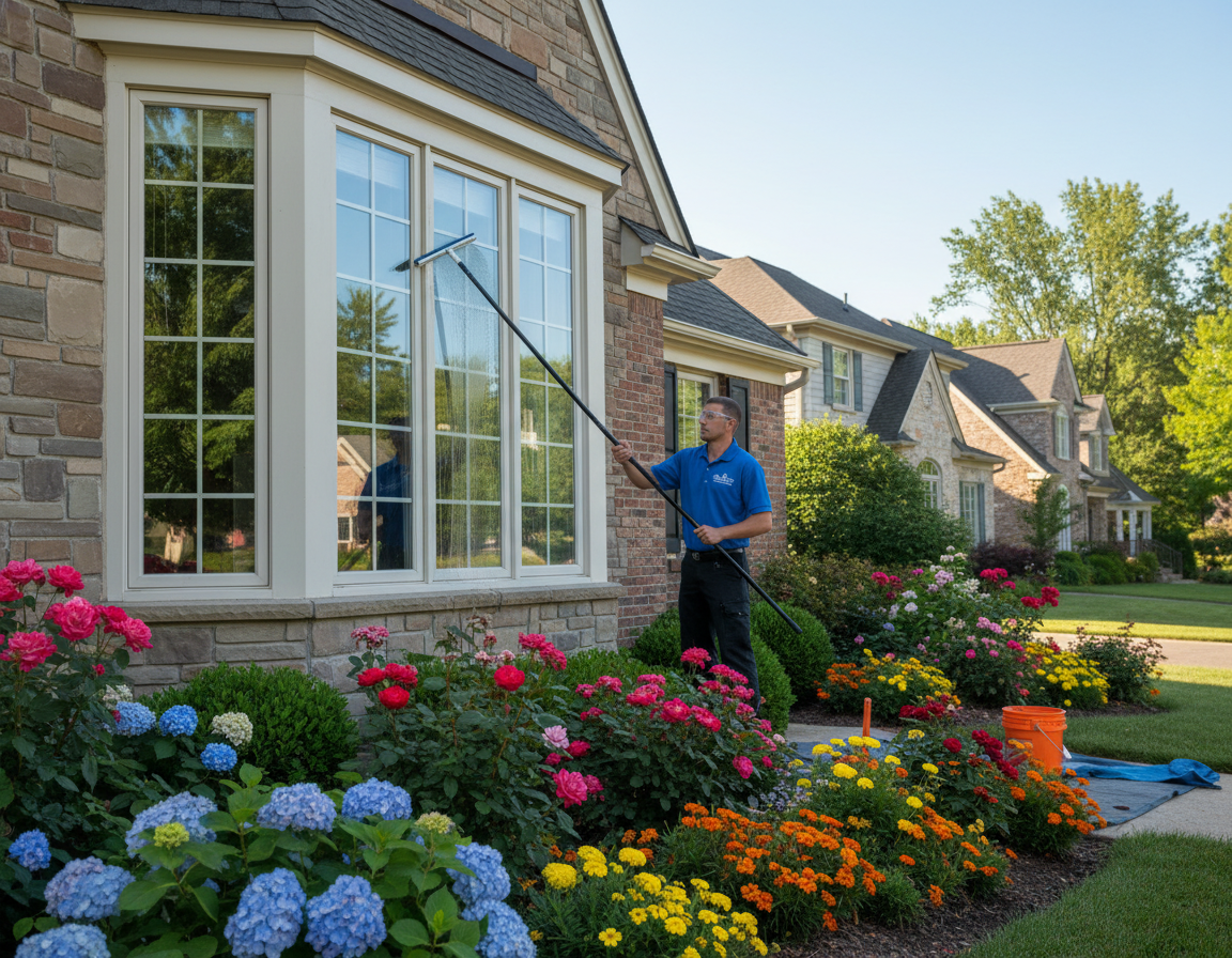 Crystal-Clear Window Cleaning In Westerville OH