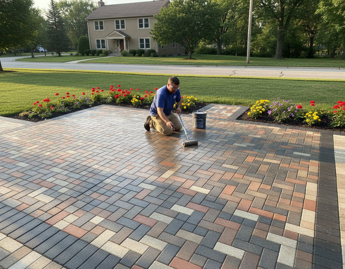 Concrete Paver Sealing In Westerville
